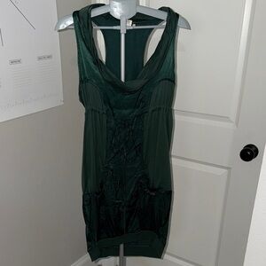 miss sixty green dress Belted Dress, VERDE MILITARE / S